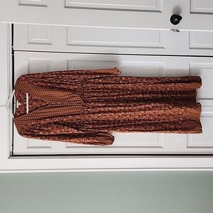 Knox Rose Printed Long Sleeve Maxi Dress